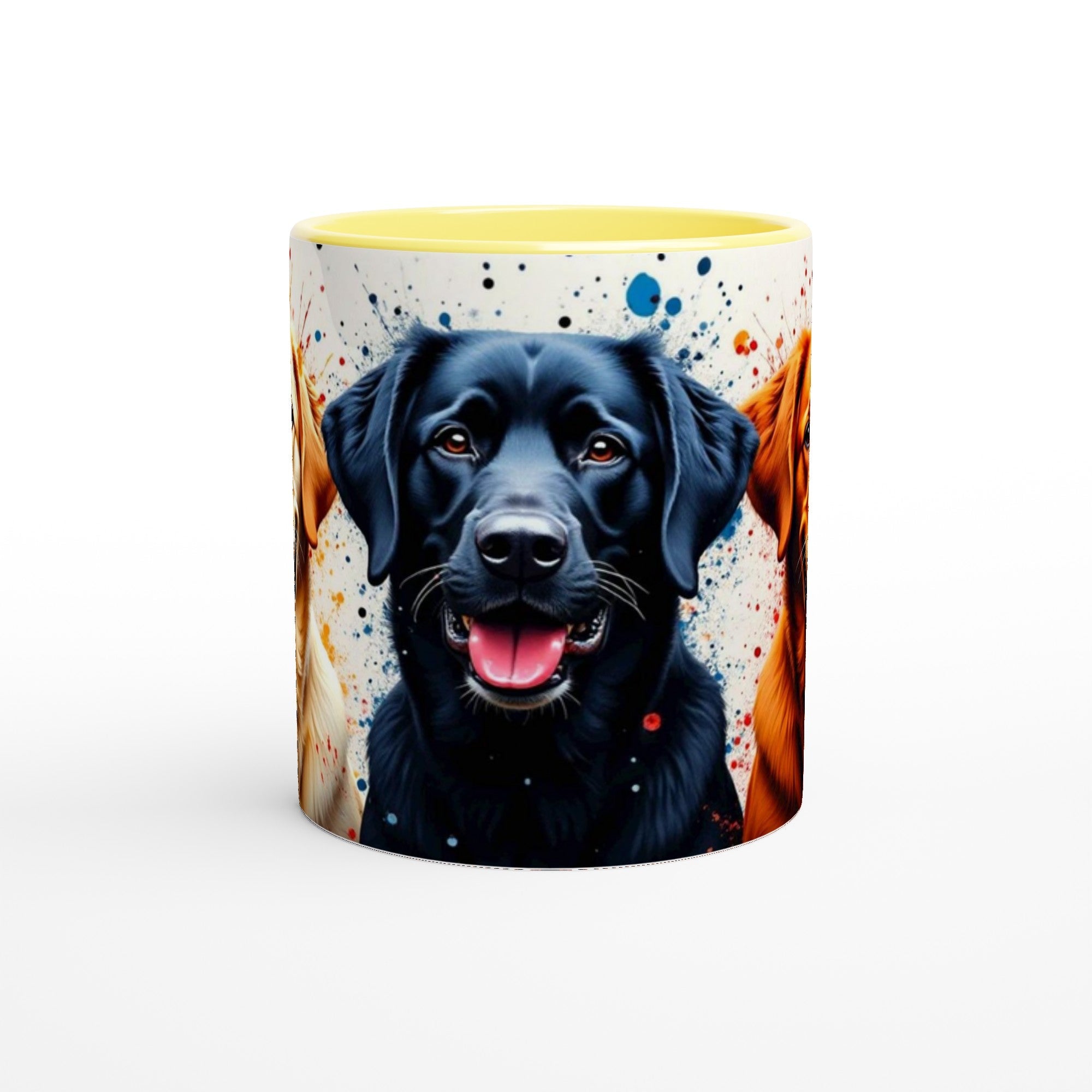 A Trio of Labradors (Yellow) - YookayDesigns.com