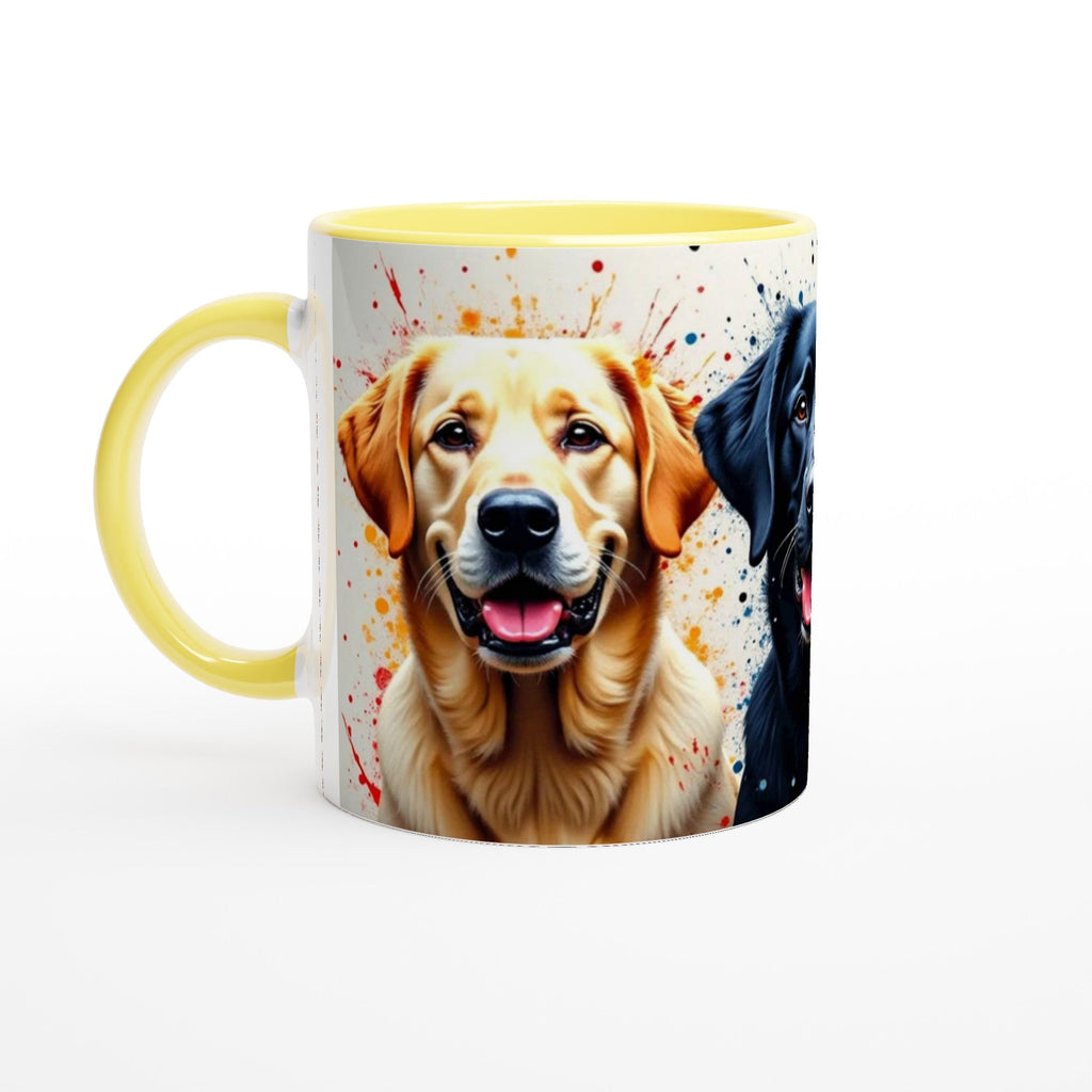 A Trio of Labradors (Yellow) - YookayDesigns.com