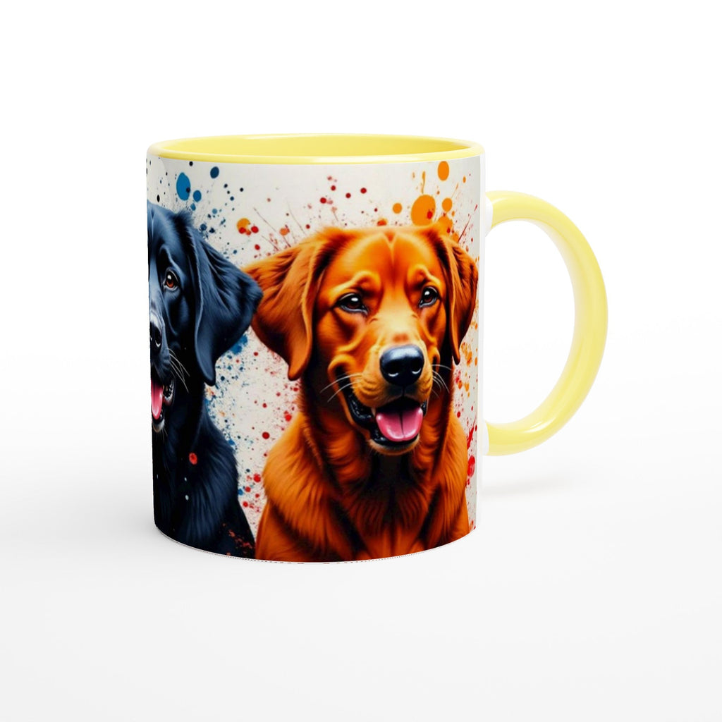 A Trio of Labradors (Yellow) - YookayDesigns.com