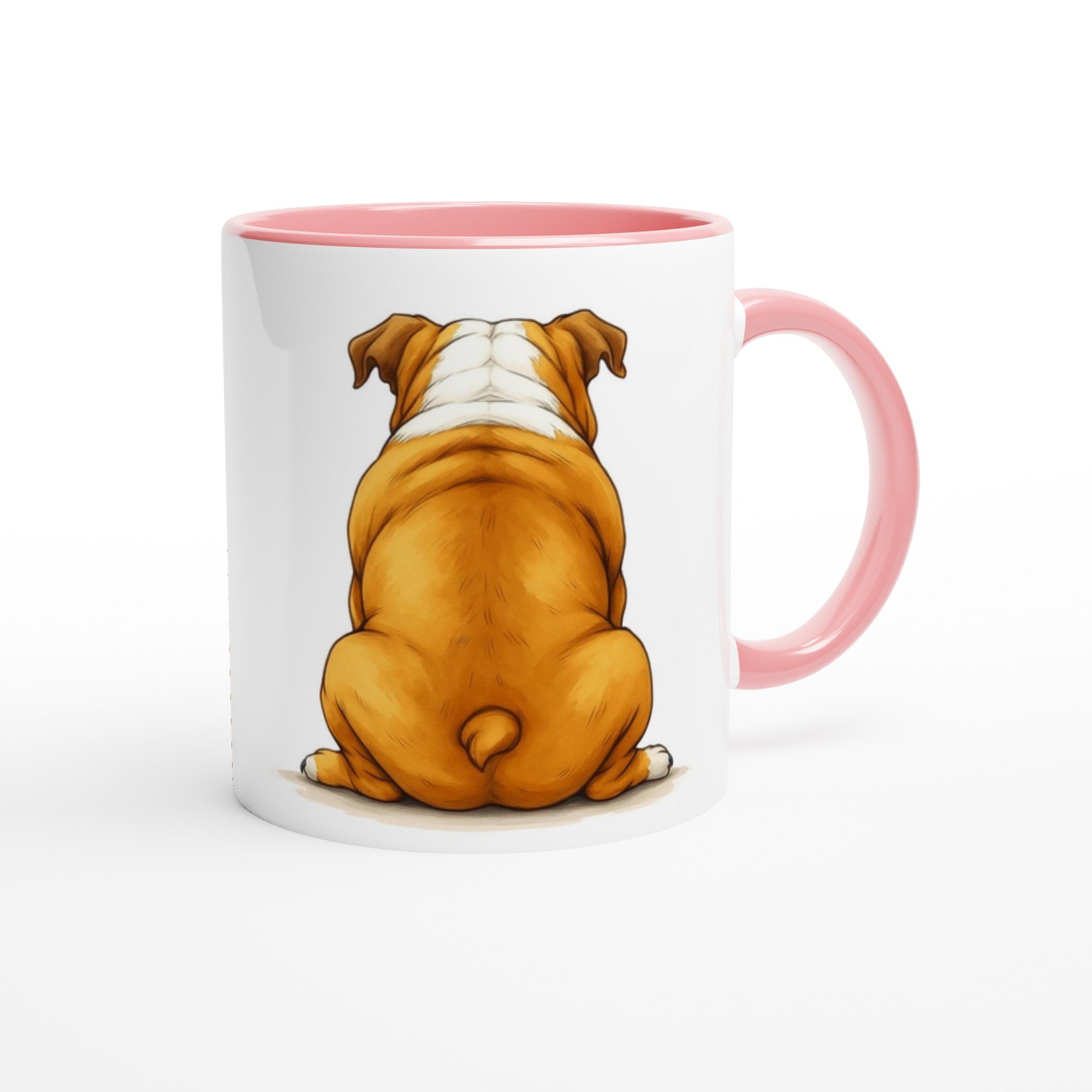 Bulldog Mug – Unique Front & Back Design – Gift for Bulldog Owner – Dog Lover Mug UK Dispatch - YookayDesigns.com