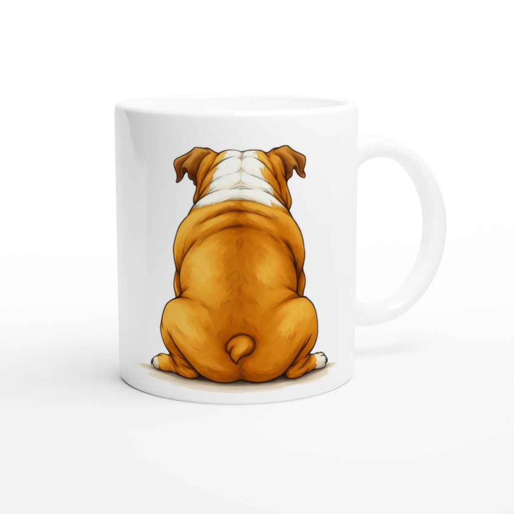 Bulldog Mug – Unique Front & Back Design – Gift for Bulldog Owner – Dog Lover Mug UK Dispatch - YookayDesigns.com