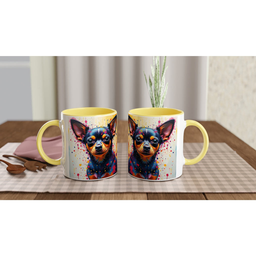 Cheeky Chihuahua Mug 2 - Perfect for Morning Coffee - YookayDesigns.com