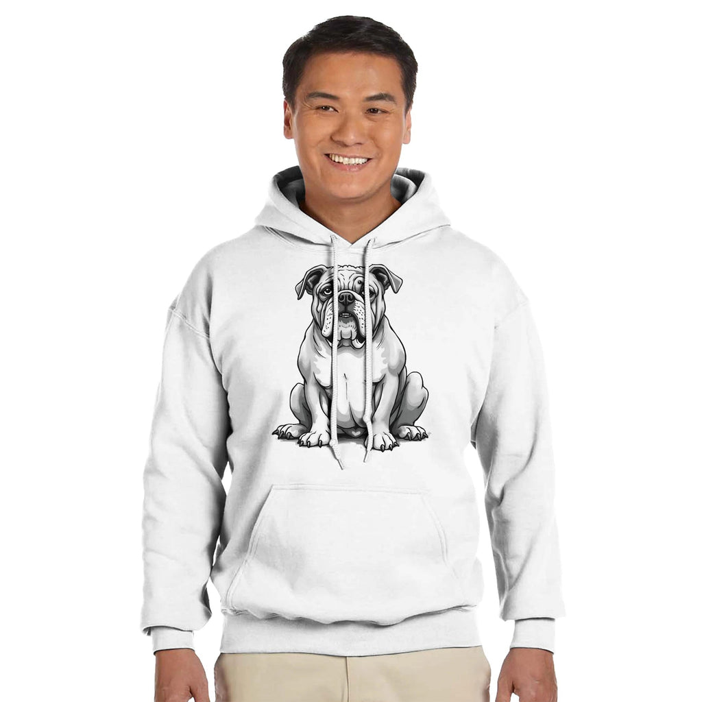 Unique Bulldog Hoodie - Unisex Dog Lover Gift - Soft Cotton Blend Fashion Item - YookayDesigns.com
